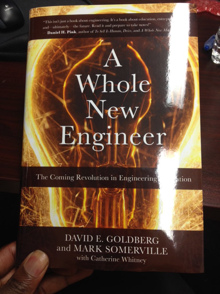 EngrJShehu's tweet photo. I'm enjoying my new book. #WealthOfKnowledge #NextGenerationEngineers #EngineeringTransformation @N_WAMBEBE https://t.co/SifLpdc8iy