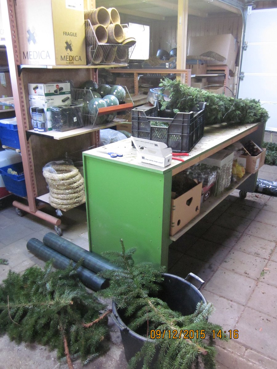 Mooie werkplaats vandaag #boomkwekerijvankempen #kerst #ijsfeest