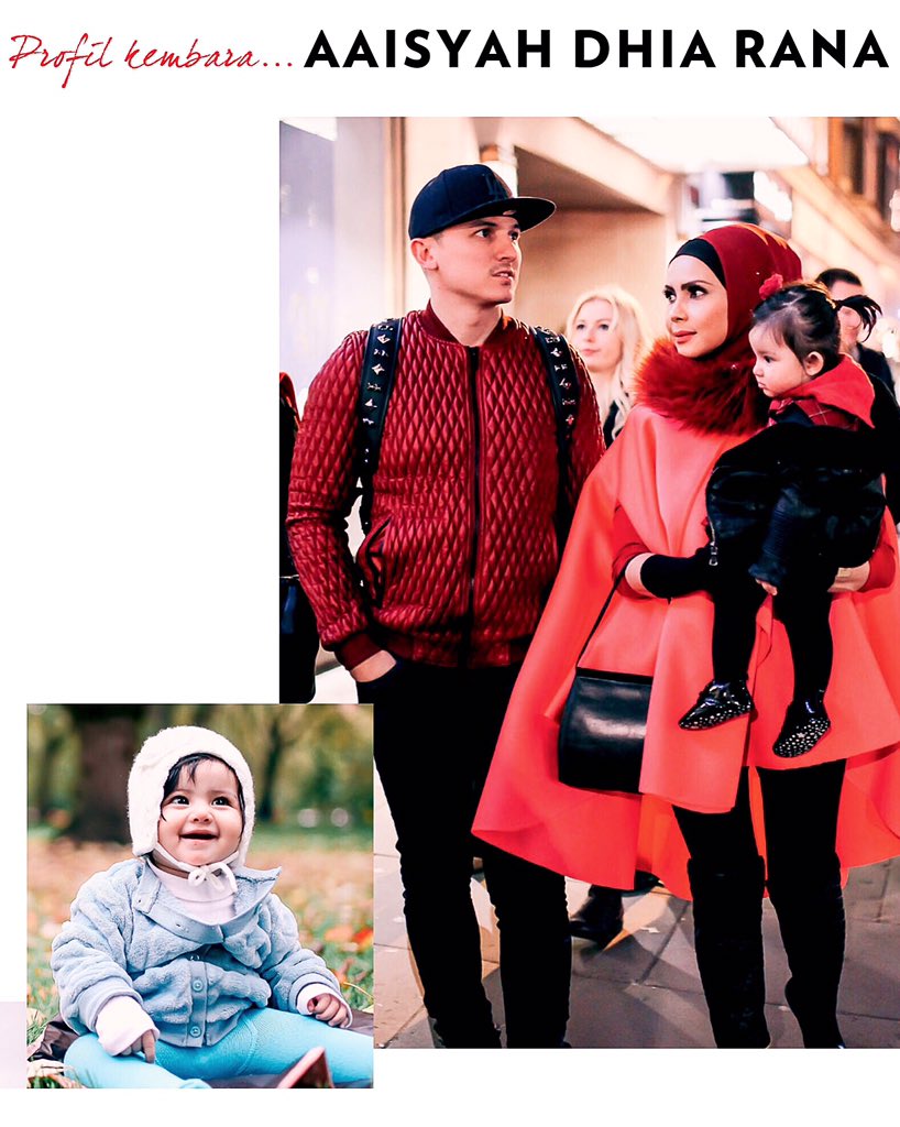 InTrendMalaysia's tweet photo. Kisah kembara Aaisyah Dhia Rana bersama daddy @zainsaidin &amp; mummy @chetaRCW dalam @InTrendMalaysia Disember! https://t.co/FKCZKZe1JH
