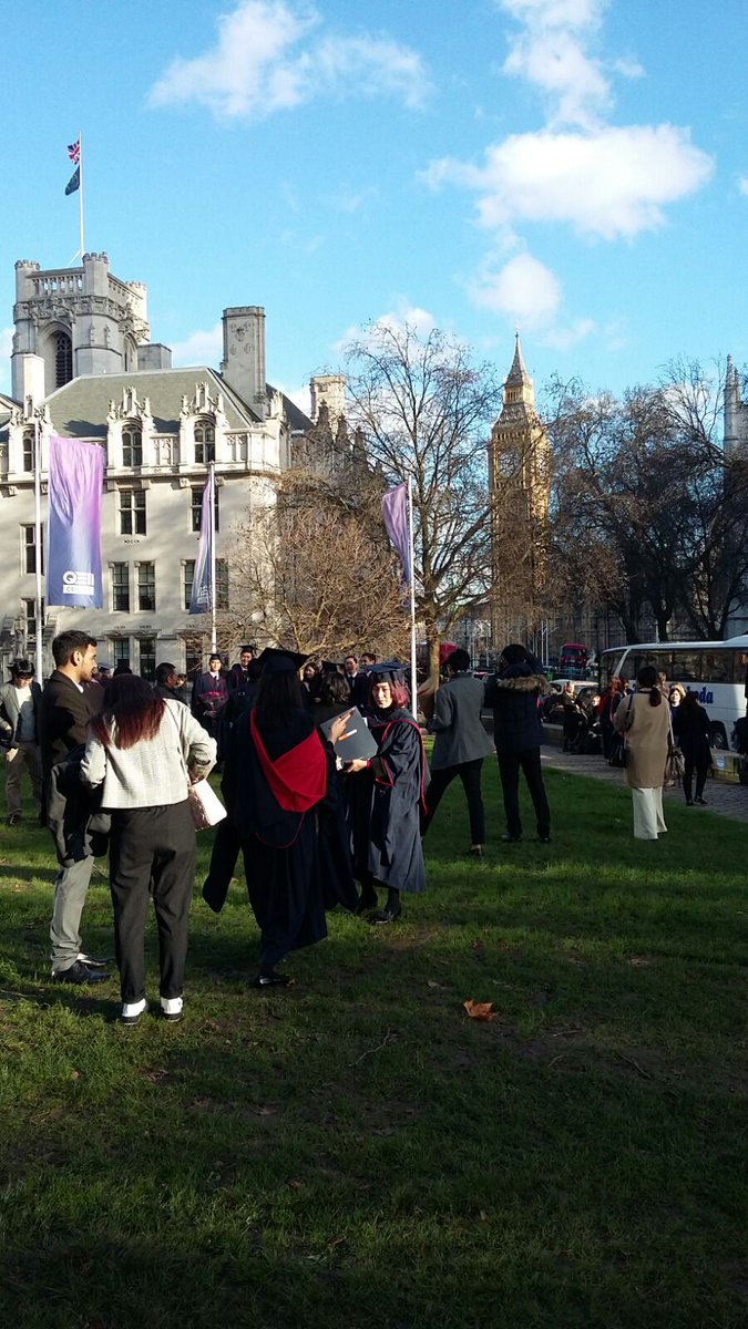BrunelCampus's tweet photo. No excuses for being late to the second ceremony, when you're right under Big Ben! #BrunelGrad2015 https://t.co/ndoXhKrPA2