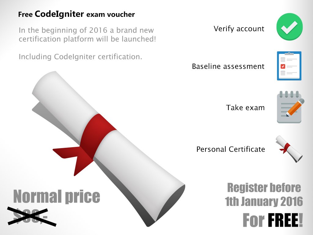 peterjames19603's tweet image. certifieddeveloper.tk #CodeIgniter #certificate