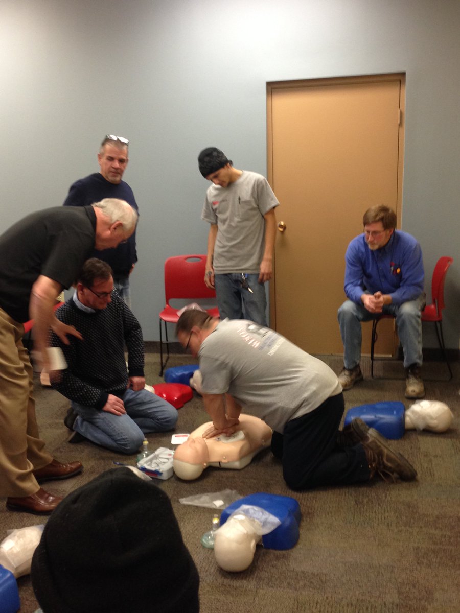 BisonElectric's tweet photo. Learning to save lives! #BisonElectrical #TrainUs #LifeSavers https://t.co/9CeP7ToHEb