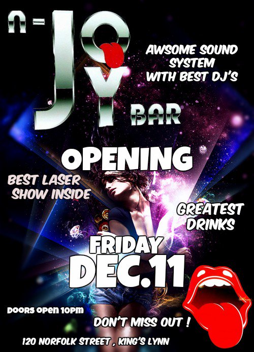 BarnjoyN's tweet image. Opening on Friday don't miss out !