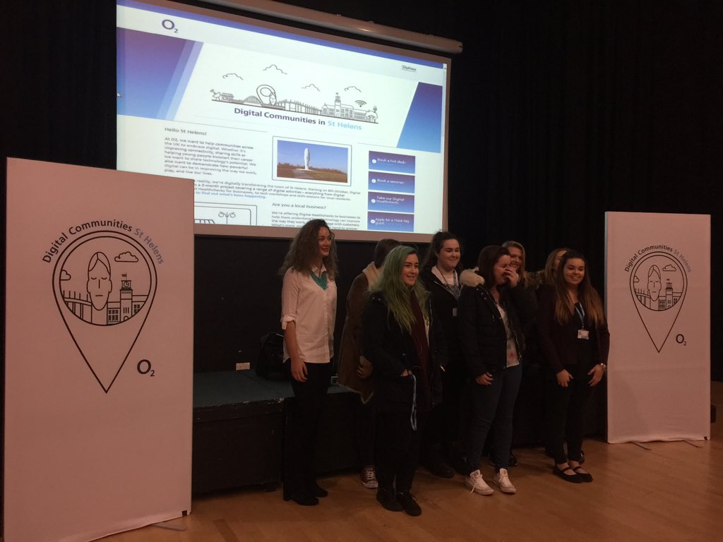 TheDigitalNorm's tweet image. #hellosthelens @StHelensCollege #o2thinkbig ready to pitch to the dragons! @o2businessuk