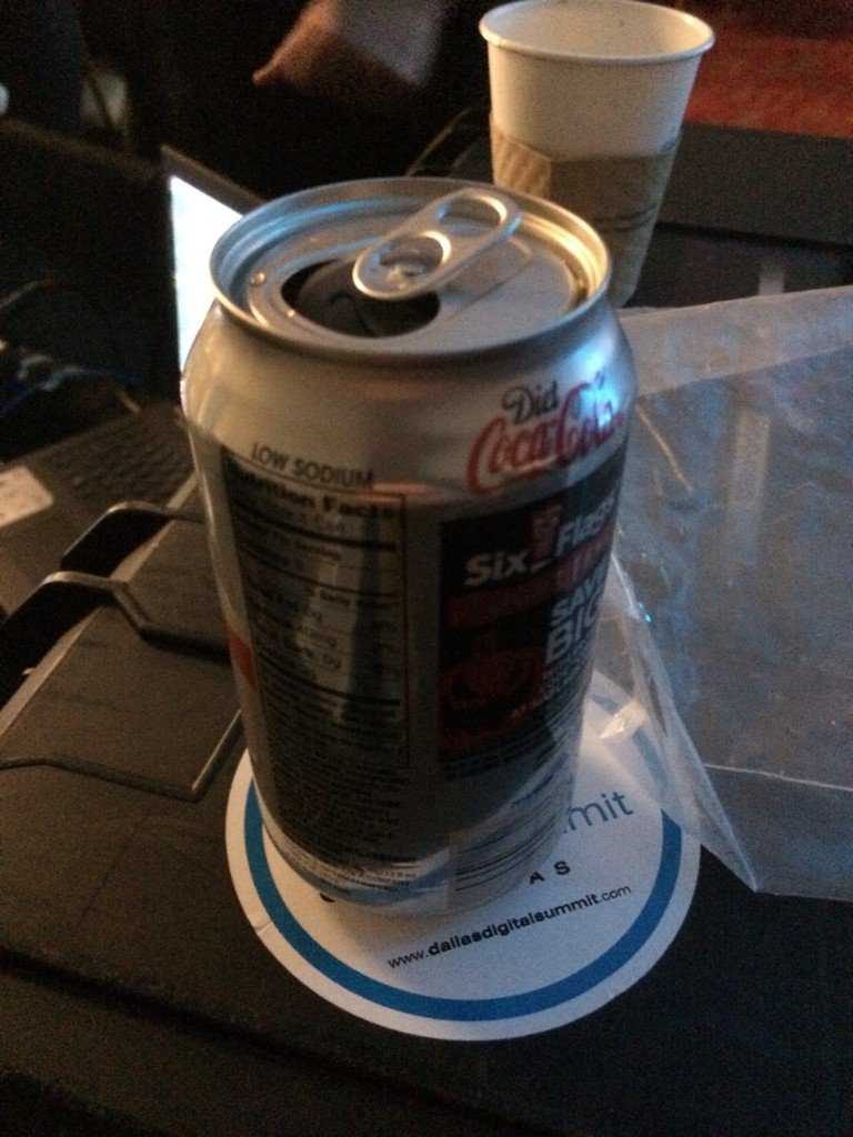 RT @bigmanmike: I'm taking bribes for the @DietCoke can @mcuban drank on stage at @DallasDigitalS! #DDSUM15 who wants it?! Haha https://t.c…