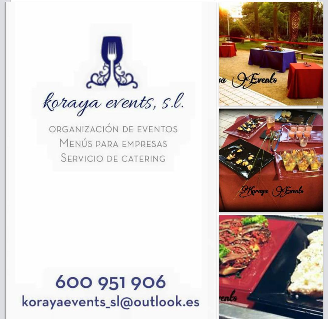 PBjordialbaZF's tweet photo. Koraya Events empresa dedicada al catering y organización de eventos. https://t.co/JlvMK1JTN8