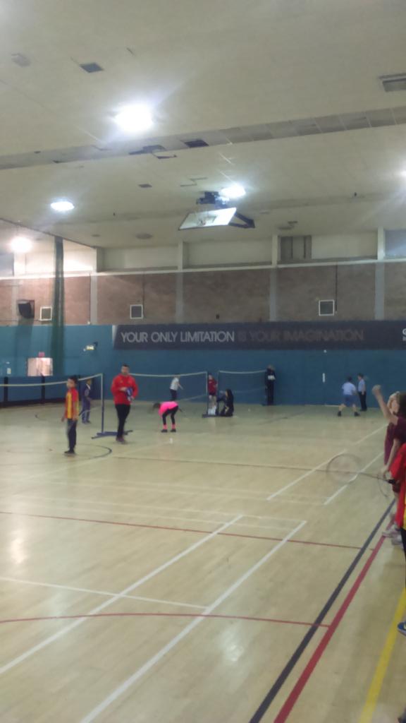 ASGBellahouston's tweet photo. One of two active schools and Glasgow sport badminton finals. @JHemminsgley @Glasgow_Sport @GSBA10 https://t.co/aRf89ZZ7M4