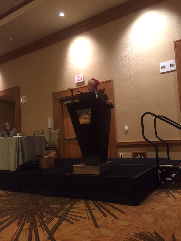 #legal digest Jim Walsh doing what he does best at Legal Conference in Austin.