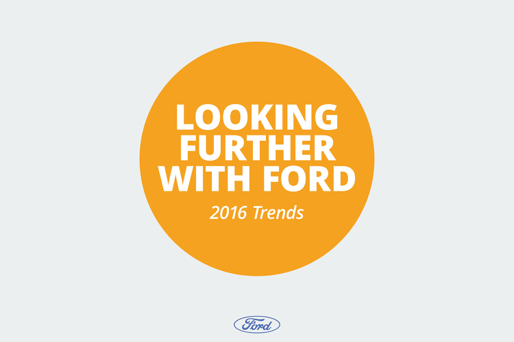 FastCompany's tweet photo. These trends will influence all businesses and brands in 2016, according to Ford: https://t.co/hCftlQ0oXp https://t.co/Y8c7sAeRXb
