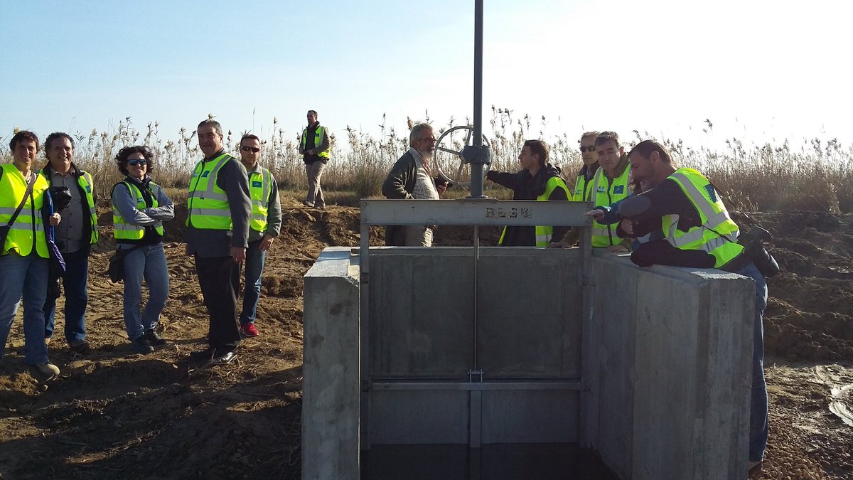 eferrerpont1's tweet photo. Avui ens visiten a l'obra els responables del projecte #LIFE #deltalagoon @incasolcat https://t.co/57wxa7ck64 https://t.co/kq80al7WlL
