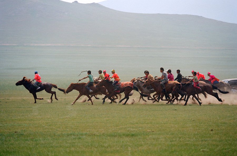 World Challenge on Twitter "Mongolia's biggest festival is Eriin Gurvan Naadam (Three Games of