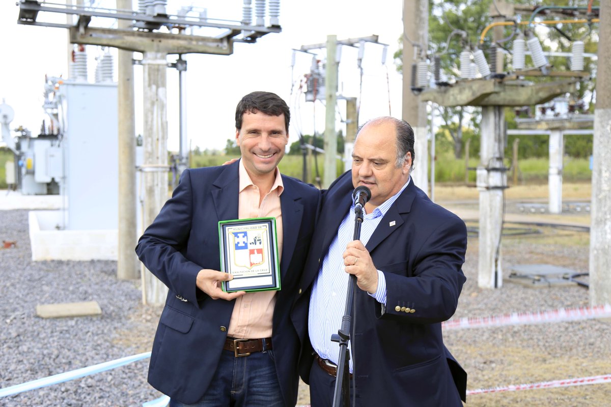 SSP_BA's tweet photo. En Exaltación de la Cruz, @francolaporta inauguró ampliación de la Estación Transformadora de energía Los Cardales. https://t.co/xTviH95X5X