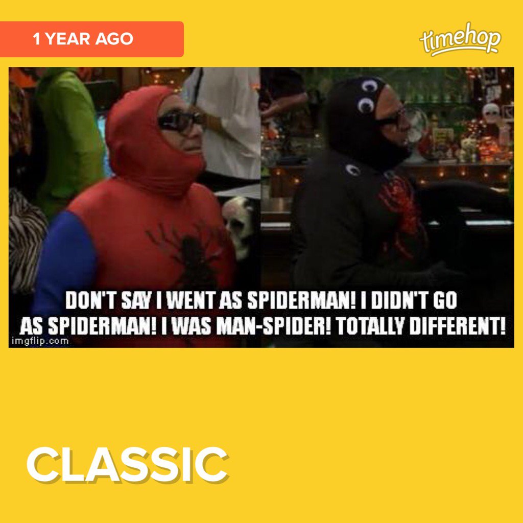 JakeHatfield820's tweet image. Classic #timehop @alwayssunnytalk #ManSpider