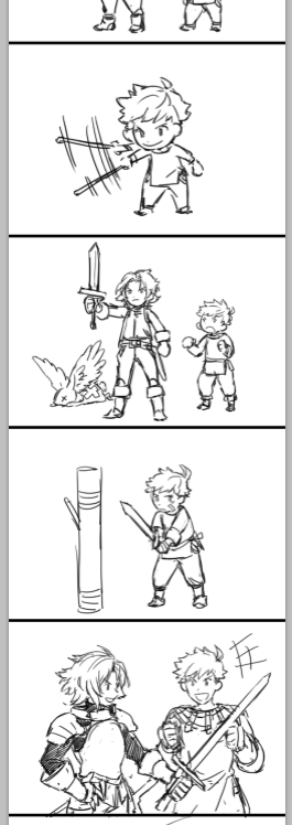 描いてる 