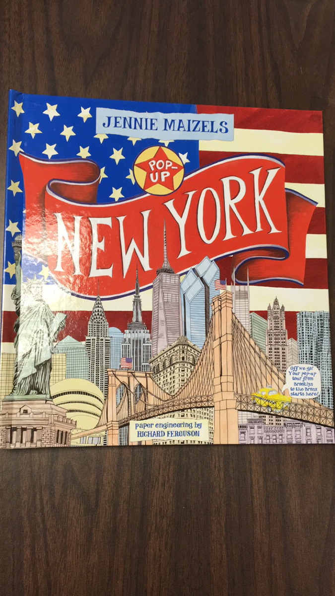 NYbyGehry's tweet photo. This pop-up book of New York that artist @jenniemaizels created is the inspiration for this years #NYbG Holiday card https://t.co/BMAtFYxogc