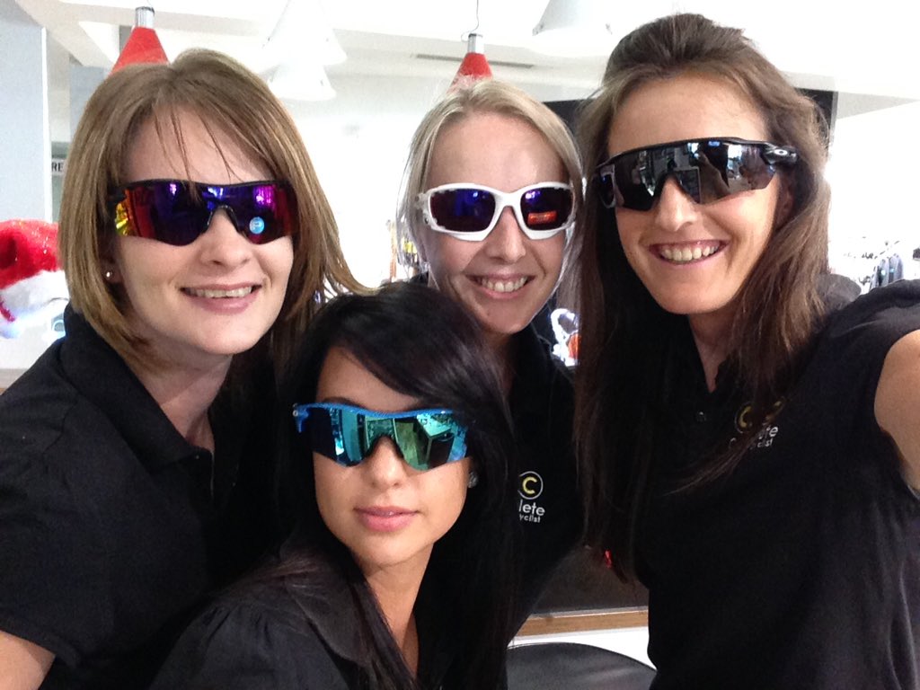 Having some fun and games with the <a href="/oakley/">Oakley</a> glasses at <a href="/completecyclist/">Complete Cyclist</a> 😎 Find your #OneOnsession and #LiveYours