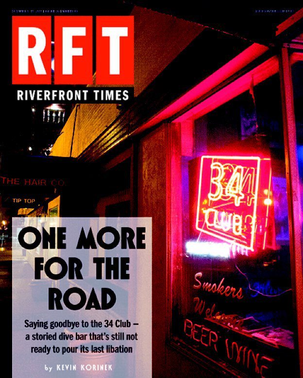 Farewell to STL's beloved <a href="/34clubcwe/">34 Club</a>. This story, plus events, culture, arts and news in t… ift.tt/1Y278ar