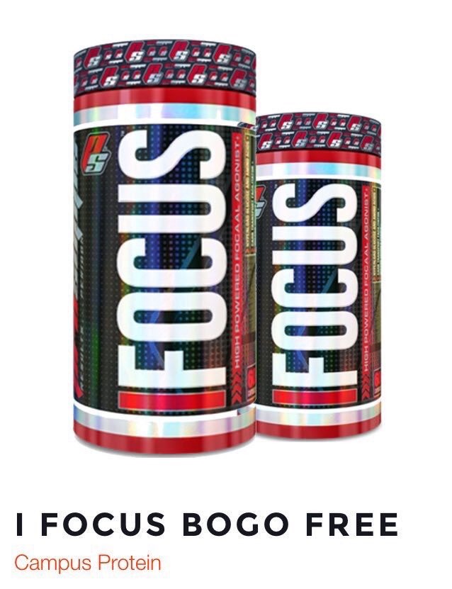 CP_Chelsea's tweet image. Get the focus you need to ace those finals with @ProSupps_LLC  ifocus! Now BOGO FREE on campus protein!!