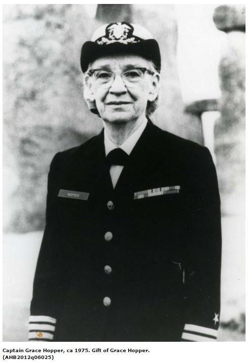 amhistorymuseum's tweet image. Today in 1906: Grace Hopper is born. Learn about this incredible math and computer pioneer: ow.ly/VFeeW