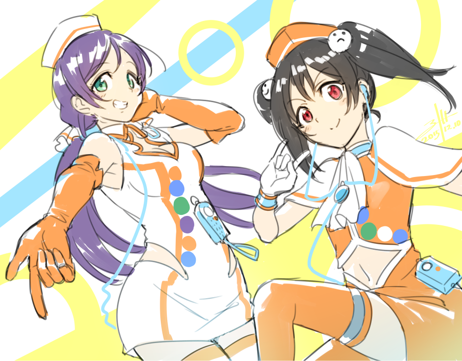 𝐄𝐃𝐎 マンガdx で連載中 本日のお題 乙女式れんあい塾 サイバーっぽい衣装いい 分オーバーです ラブライブ版深夜の真剣お絵描き60分一本勝負 T Co At4n1el5dh