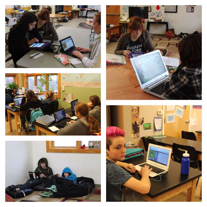 TheBirchSchool's tweet photo. All students @TheBirchSchool are #coding #HourOfCode!   
17 Hours so far today!  #LRNG, @innovates_ed https://t.co/cRf9D7cCYr