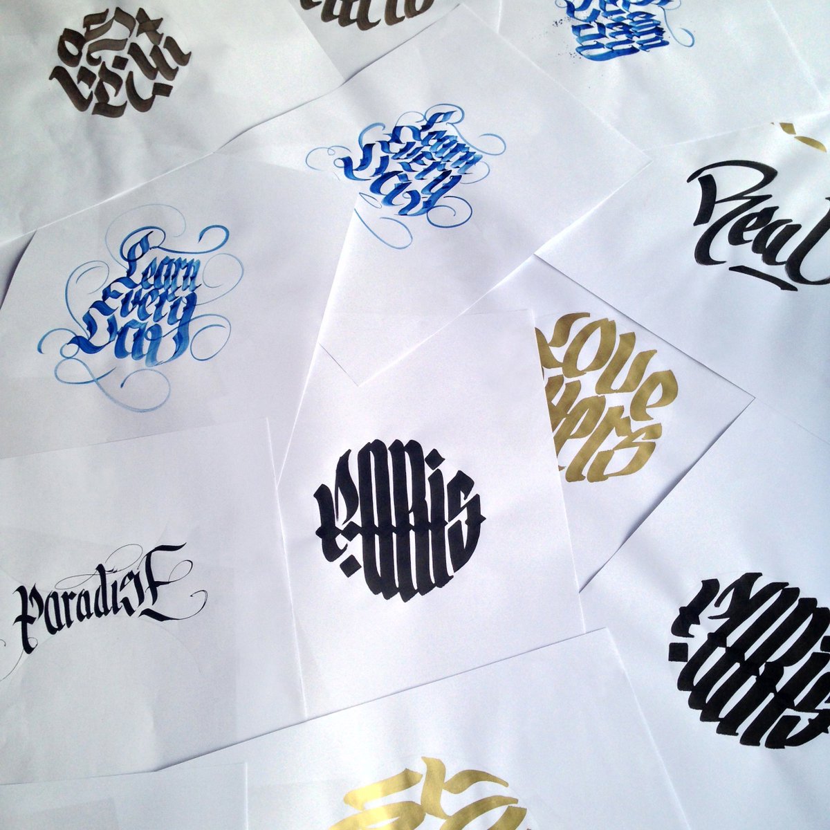 Kevinbth's tweet image. A day of Calligraphy #1
#calligraphy #letters #Typography #handtype #handlettering #art
bit.ly/1Q0FZ8z