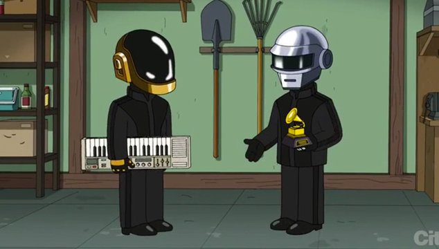 CochinoPop's tweet photo. Daft Punk salió en ‘Padre de Familia’ (VIDEO) >> https://t.co/cnJJzuiQY5 https://t.co/RIwlAdM7fo