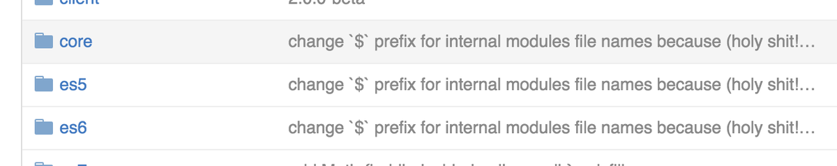 SomethingOn's tweet image. Gotta love these commit messages because (holy shit!... #DevHumor /cc #corejs #git