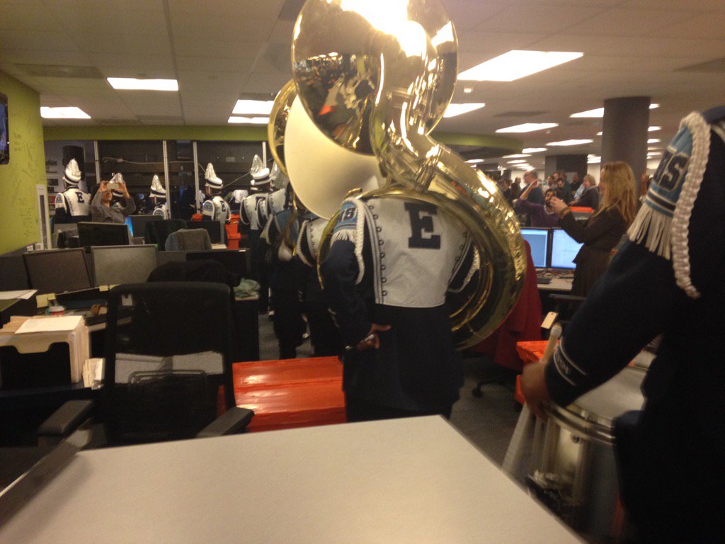 Out with a bang to the Washington Post March. #lastday