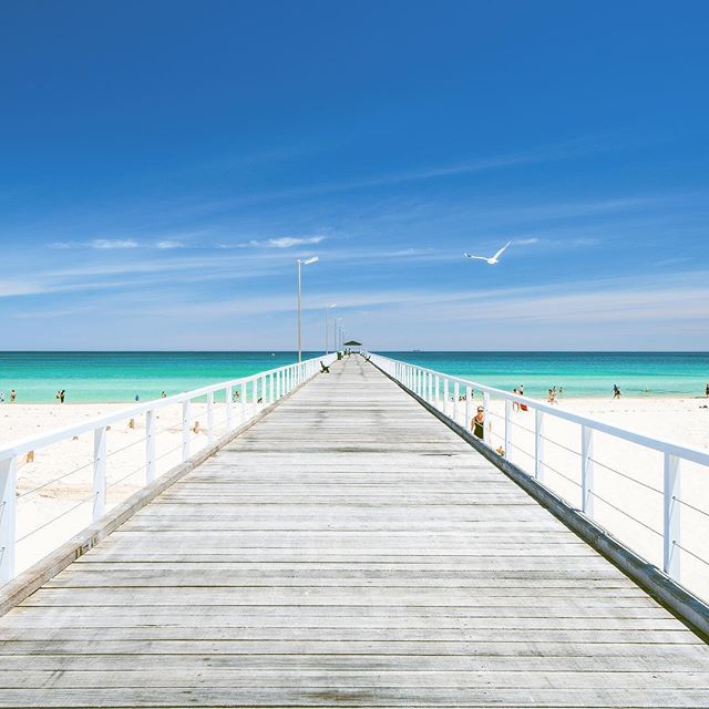 Australia's tweet photo. It looks like summer has officially arrived in the capital of @southaustralia (via IG/dubstamatic at Grange Beach) https://t.co/uXRVytW3vE