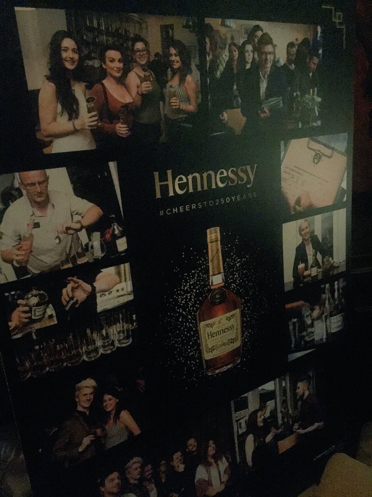 SineadDoyle's tweet photo. Great night saying a final #CheersTo250Years with Dillon Bass &amp; our #HennessyConnoisseurs @sixty6belfast @HennessyNI https://t.co/wAiV3CBiAW