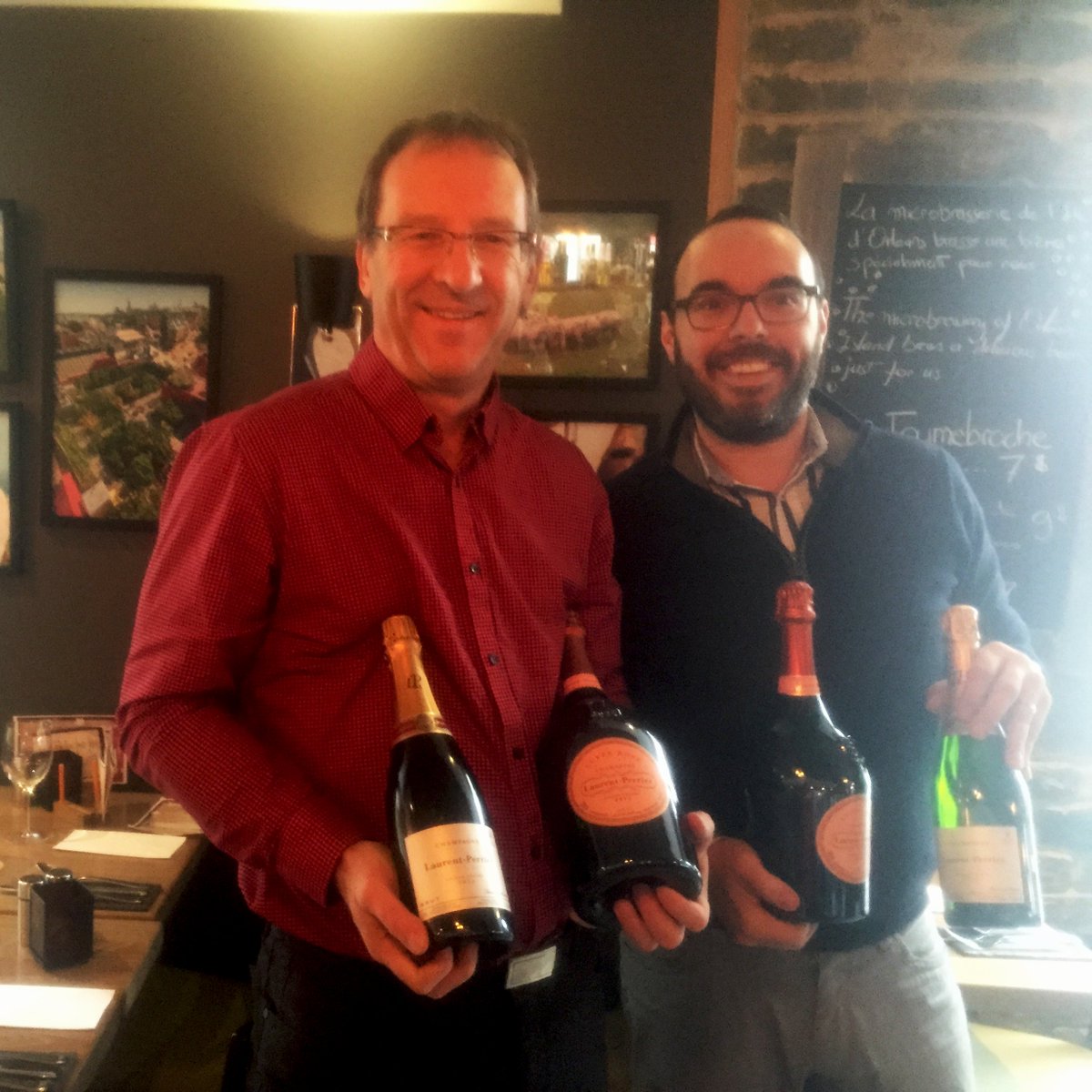 Tournebroche's tweet photo. Louis Letellier nous a livré son champagne @LaurentPerrier_. On se prépare pour le 🍷JEUDI VIN🍷 de cette semaine! https://t.co/ppK5Vq971Y