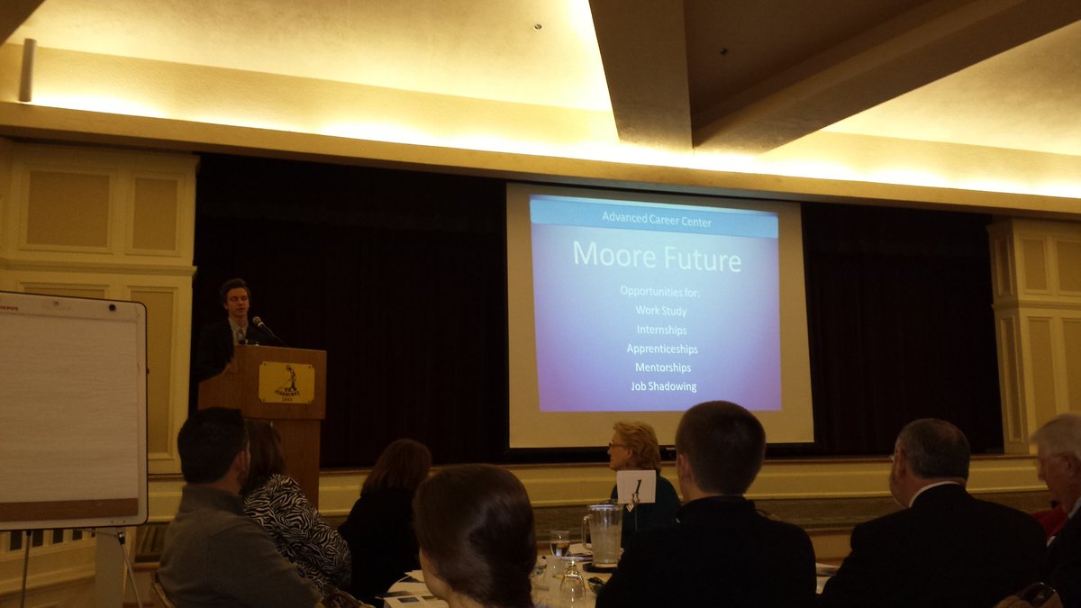 MooreForward's tweet image. Moore Future, a product created by Moore Forward fellows to help students prepare for careers  @MooreSchools