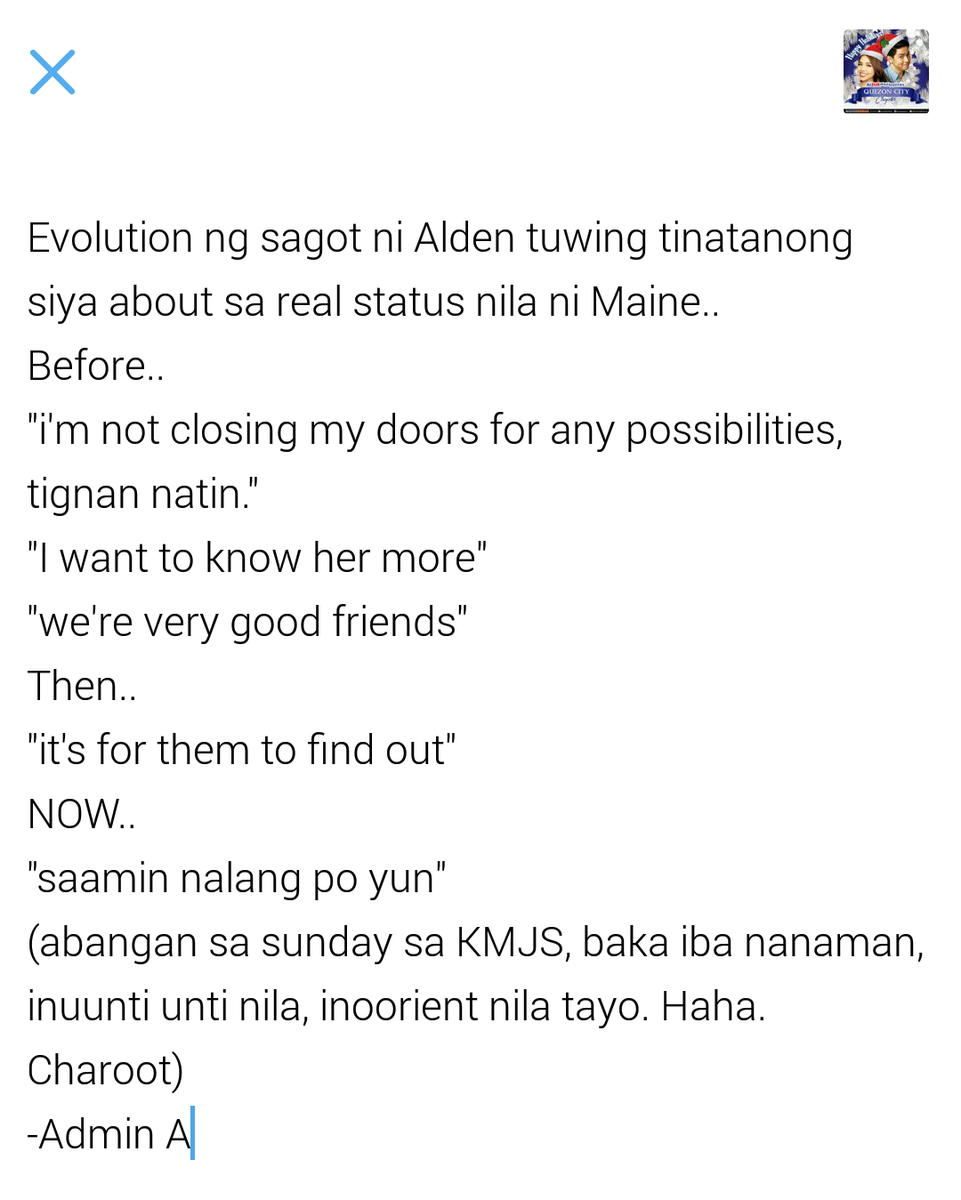 AlDubPhQC's tweet photo. Evolution ng sagot ni Tisoy. Ano kaya ang susunod?? 
#ALDUB21stWeeksary https://t.co/eImYMn5NmZ