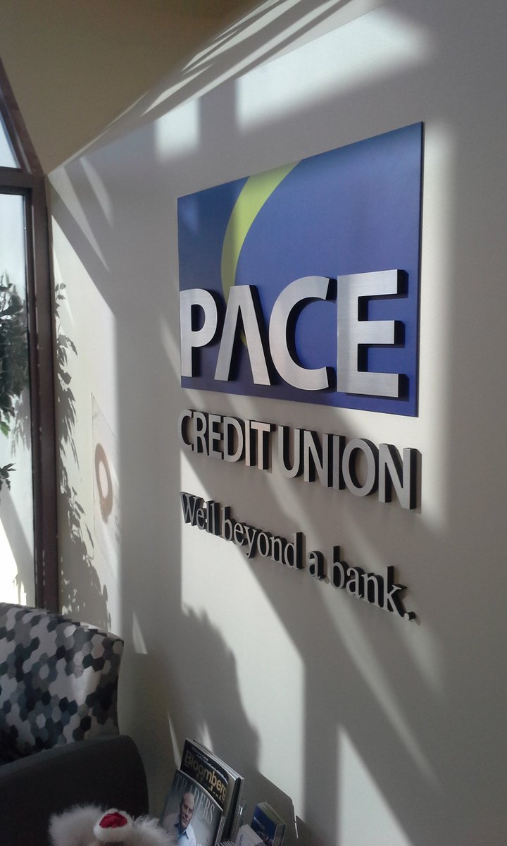 TotalSignsCa's tweet image. Fabricated and installed S.S cut out letters for front lobby
@PACECU in Vaughan - enjoy from @TotalSignsCa