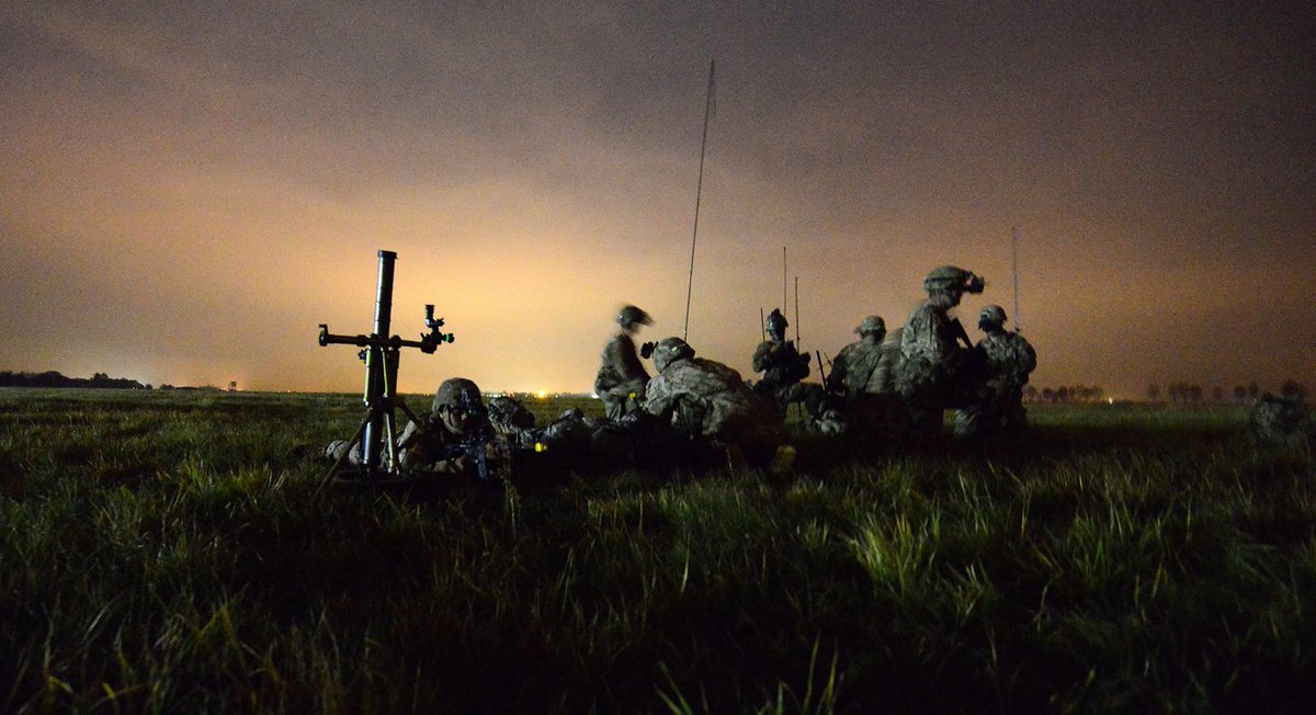 USArmy's tweet photo. .@173rdABNBDE paratroopers establish security during Exercise Rock Nemesis at Rivolto Air Base, Italy, Dec. 4, 2015 https://t.co/aqAWBsD0h7