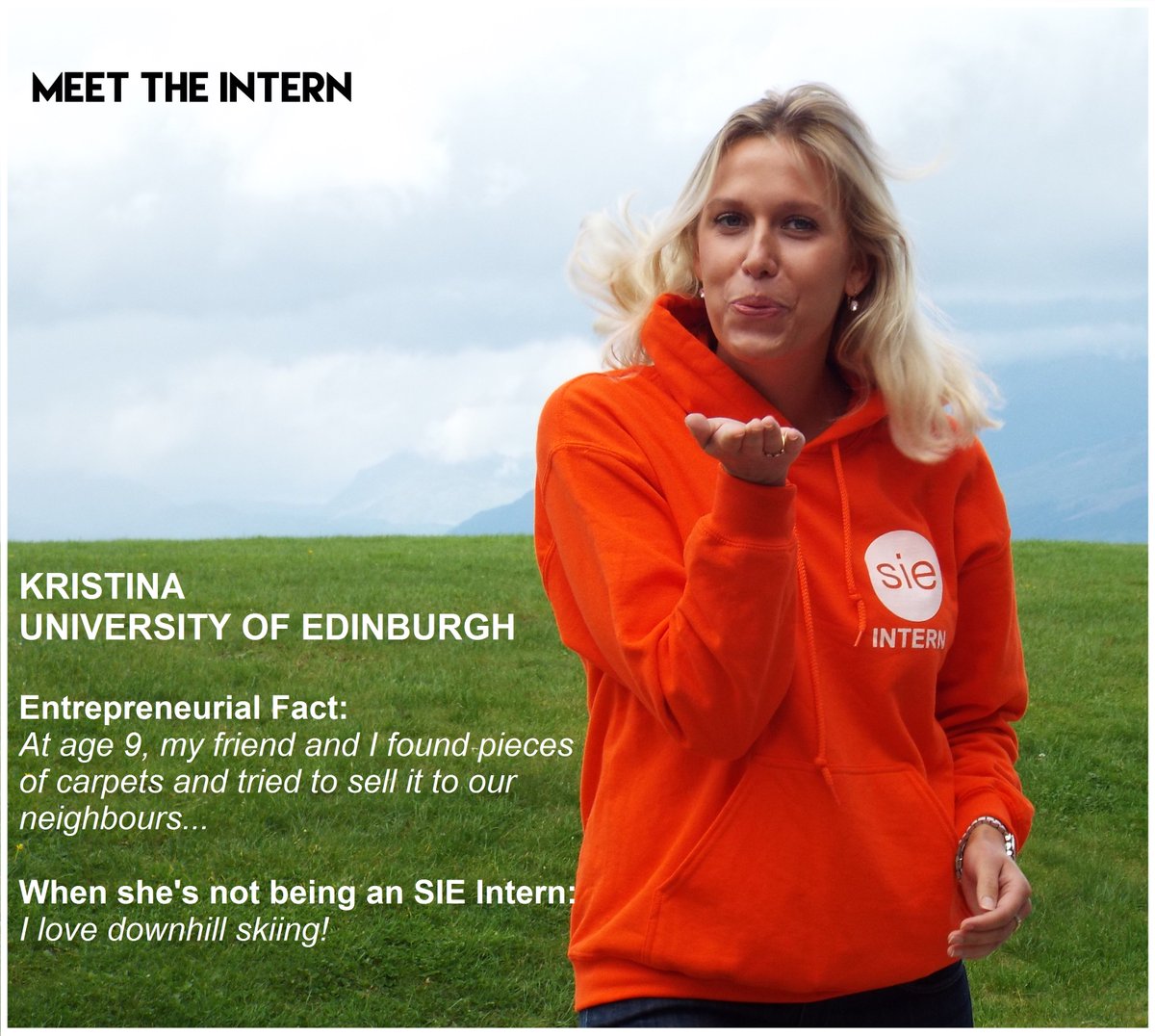 _sie_'s tweet photo. Meet Kristina, our intern @Edinburghuni! https://t.co/qs8Gp7R7O0 #SIEInterns https://t.co/BjeGut4FiX