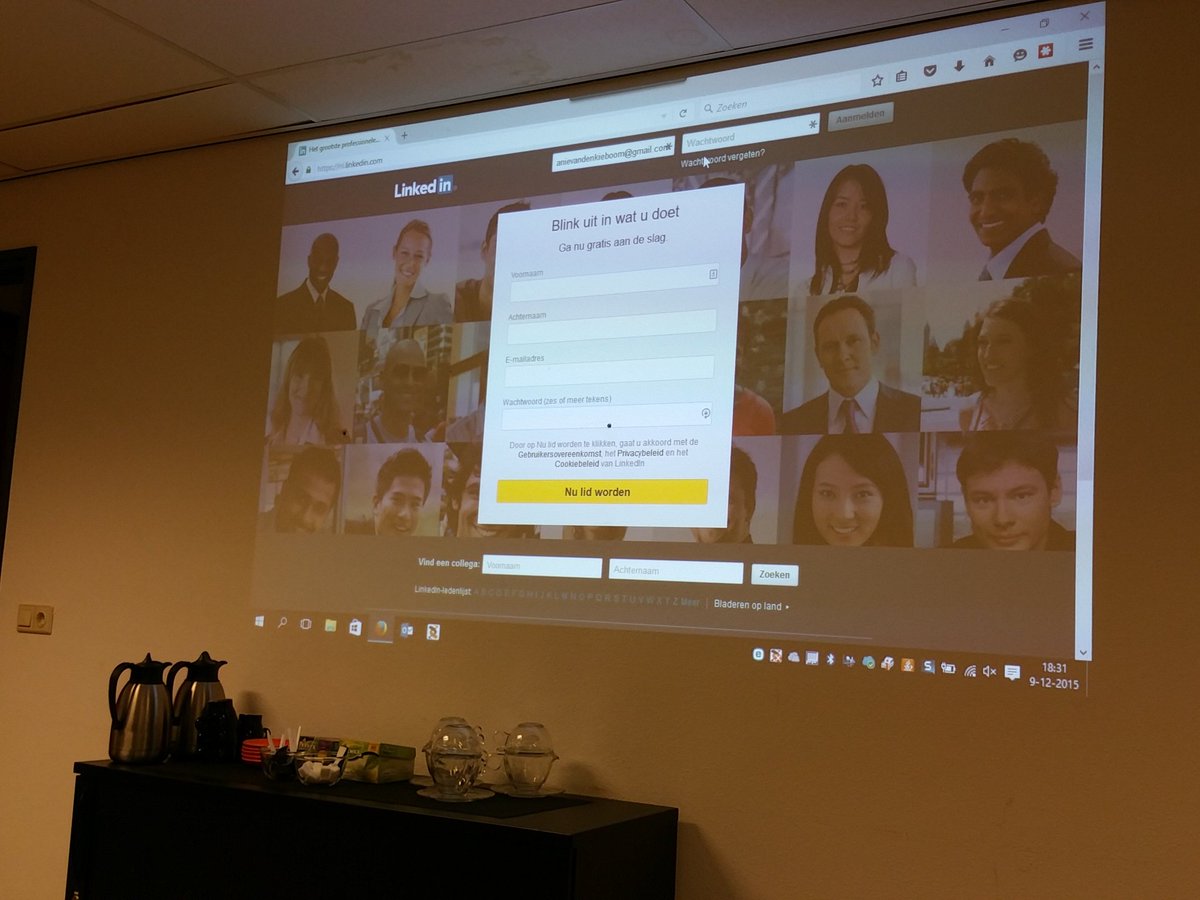 Klaar voor de basiscursus #LinkedIn