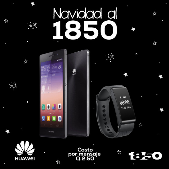ElShowdelaHenry's tweet photo. Gánate un #HuaweiP8 y una Talkband B2 ¡Envía NAVIDAD al 1850 y entra al sorteo! #MakeItPossible #LightYourLife https://t.co/ITFePfJNM4