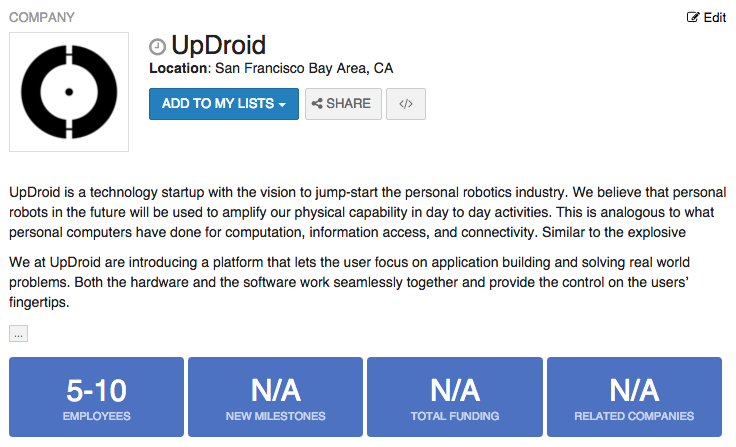 AIProfiles's tweet photo. New entrant in our #robotics landscape: @updroidinc. https://t.co/tpnRvRpQeh https://t.co/PZWAigvjiZ