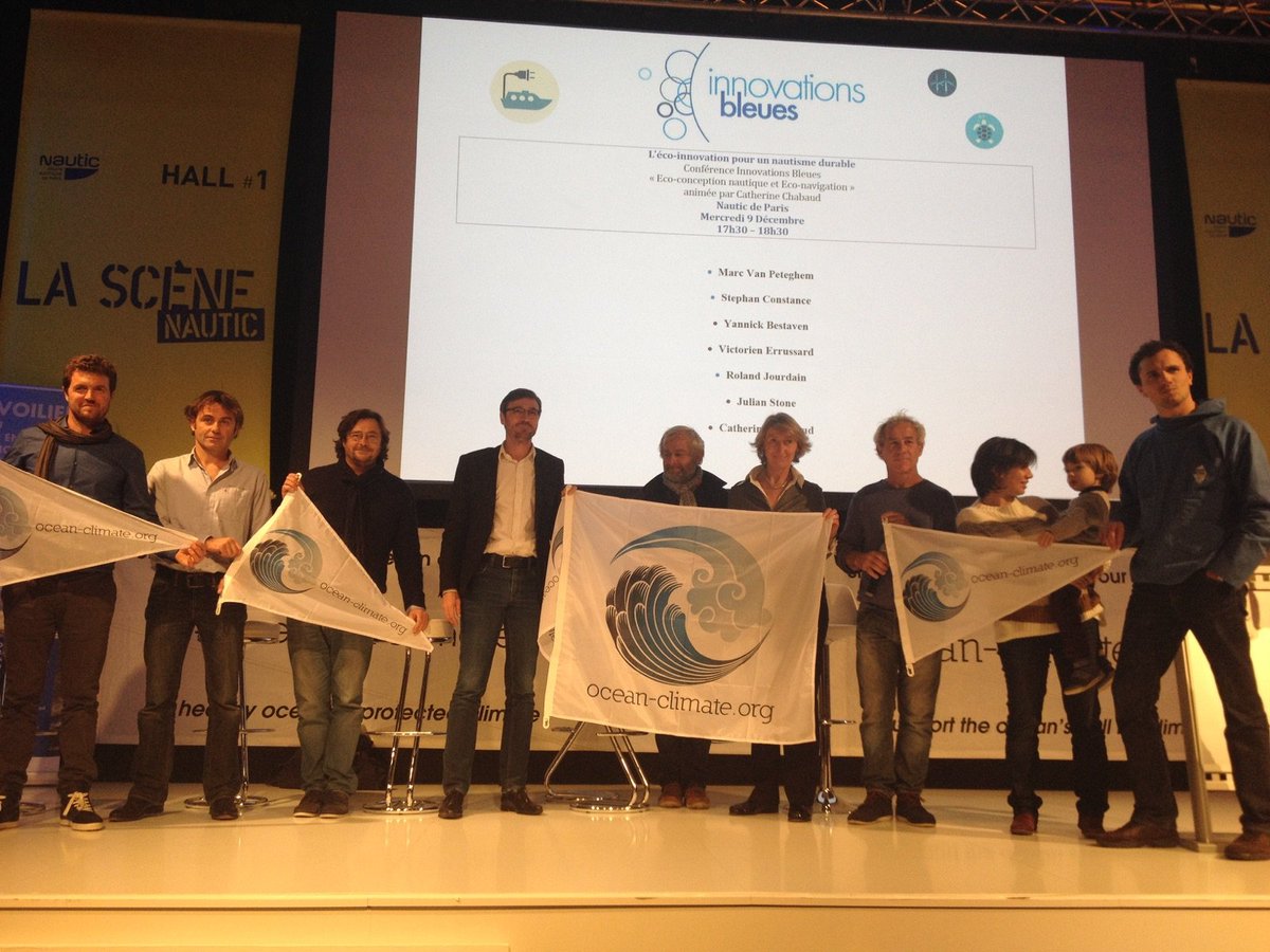 InnovBleues's tweet photo. 1pavillon @ocean_climate pr S.Constance, MVP #vplp, @RolandJourdain, V.Errussard, @BestavenYannick &amp; @UnderThePole https://t.co/cOjsgl4Yo7