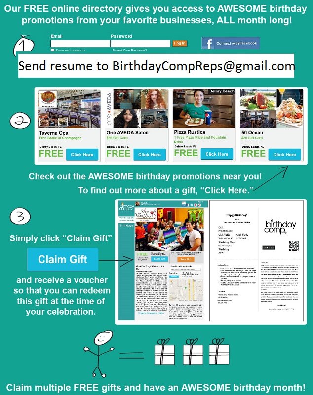 BirthdayCompNJ's tweet image. #NewJersey BirthdayComp is expanding here. Now Hiring sales and marketing reps! BirthdayCompReps@gmail.com