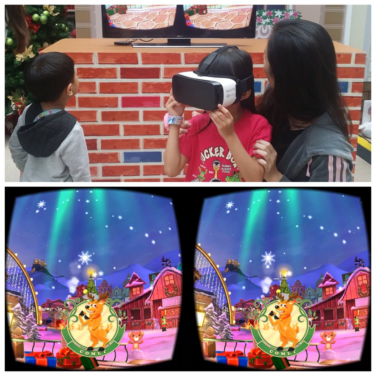 EONRealityInc's tweet photo. Kids love our #XmasVR app! App Store: https://t.co/uF99ty9LCG | Google Play: https://t.co/L26J67gndV #VR #game https://t.co/TAm8Mf8xhD