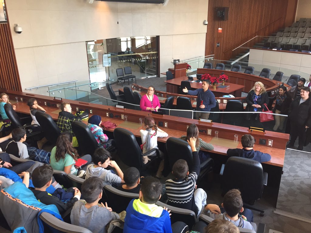MrIFox's tweet photo. A big thank you to @MGreenWard3 for meeting with our grade 5 class on such short notice. #HamOnt @Riddell_HWDSB https://t.co/4Ljp0TOYkN