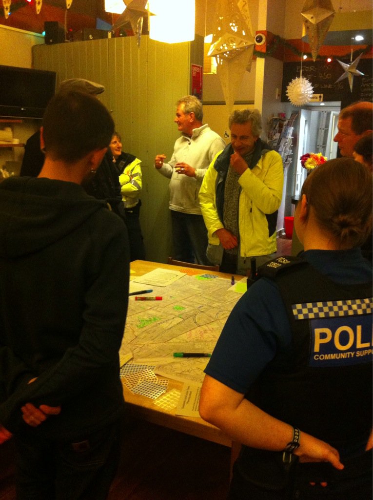 Being neighbourly this eve at the Goldsmid LAT festive social/planning event #Hove