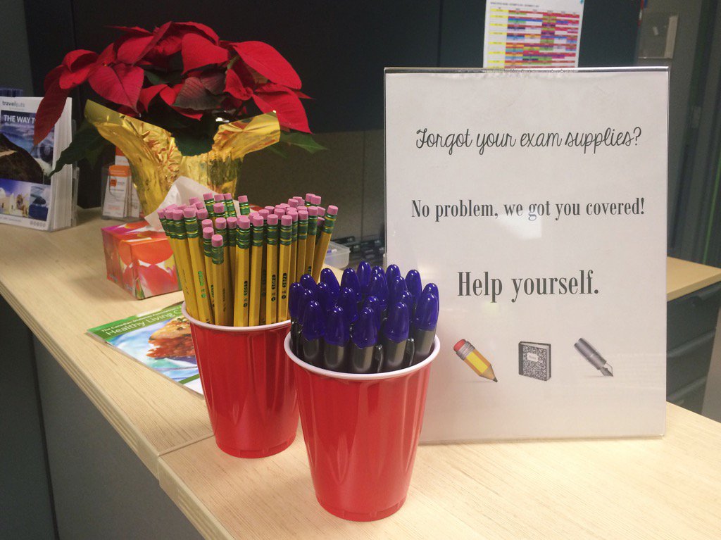 Forget something? Don't panic, just stop by the SRC Office! #destressweek #wegotyou