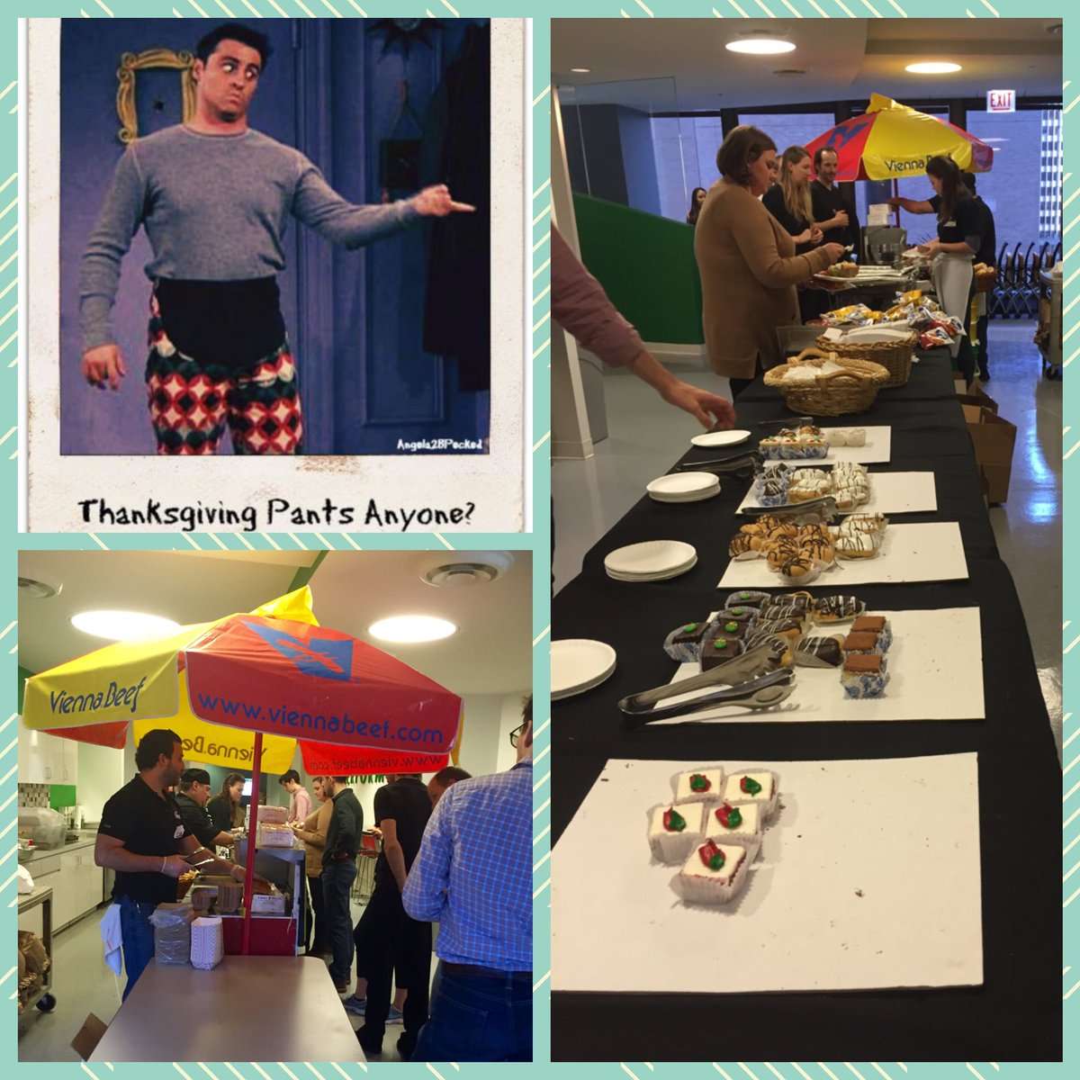 J9sWebOfWeb's tweet image. #EmployeeAppreciation Week at @performics has us wishing we wore our Thanksgiving pants today!  #pfxappreciation