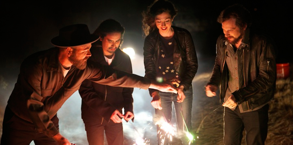 Last night <a href="/SSPU/">Silversun Pickups</a> came by after their show at <a href="/ogdentheatre/">Ogden Theatre</a>
to play Pac-Man Battle Royale w/ our customers. Awesome!