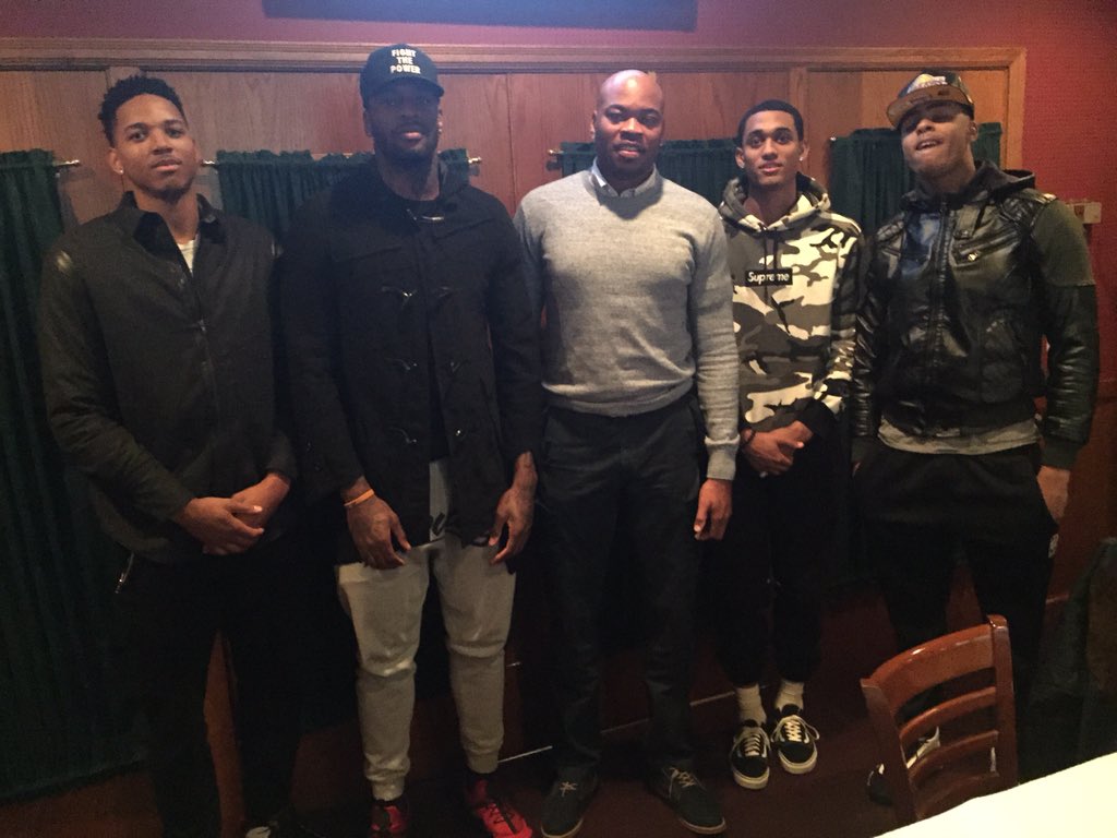 While in Minneapolis the young fellas got a chance to hang w/ 3x champ <a href="/DeveanGeorge/">Devean George</a> &amp; talk about life after hoops