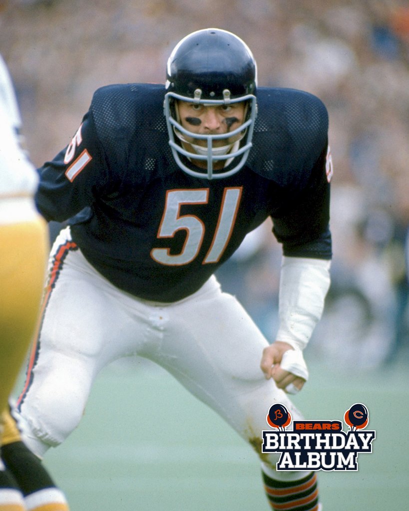 When Dick Butkus crossed the street, the cars looked both ways. Happy Birthday to one of the greatest 